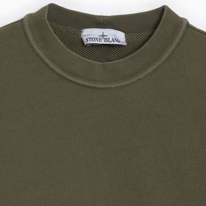 Свитшот оливковый Stone Island 811561241