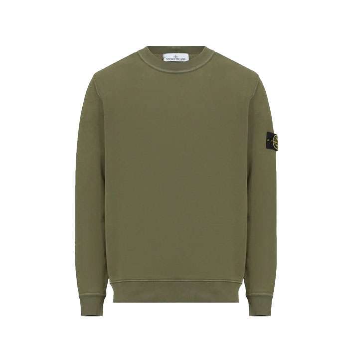 Свитшот оливковый Stone Island 811561241