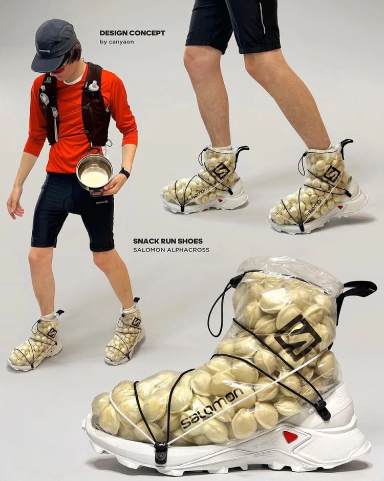 Ботинки из пельменей российского дизайнера