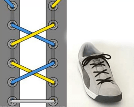 зашнуровать кроссовки женские