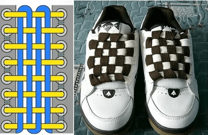 красиво зашнуровать кроссовки пошагово женские