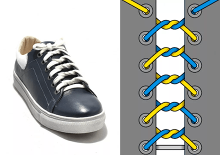 зашнуровать кроссовки красиво фото