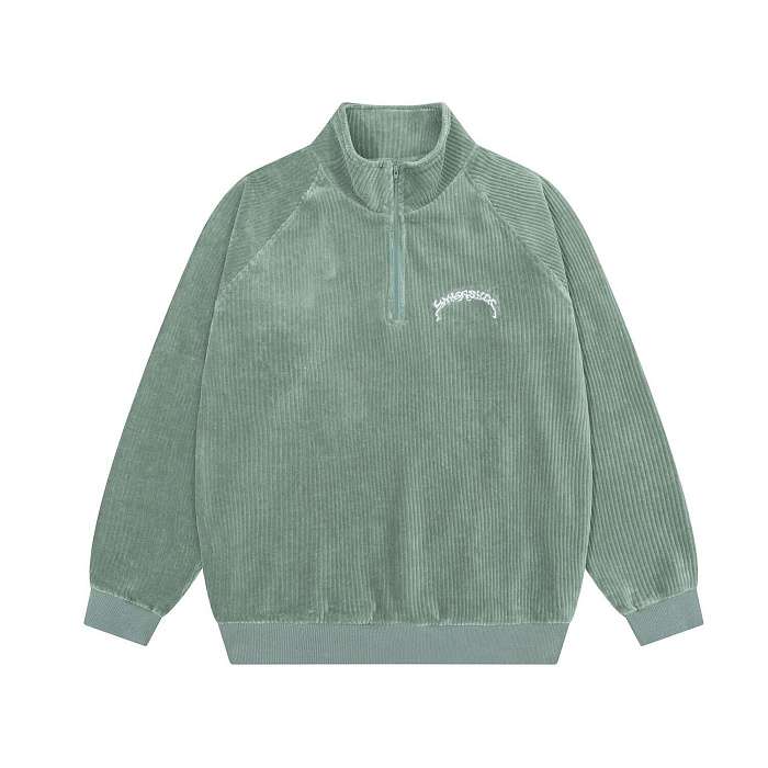 Свитшот YMKASHIX велюровый Puff зеленый