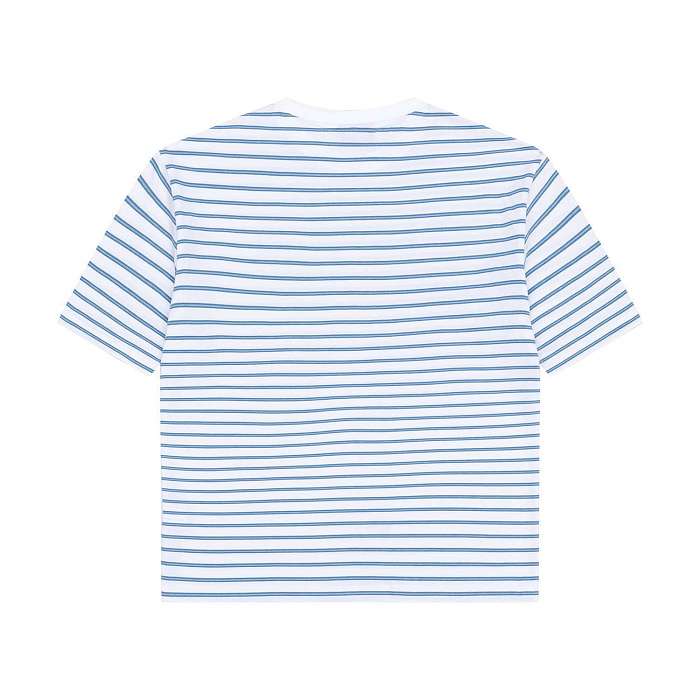 Футболка YMKASHIX Nineties белый/голубой