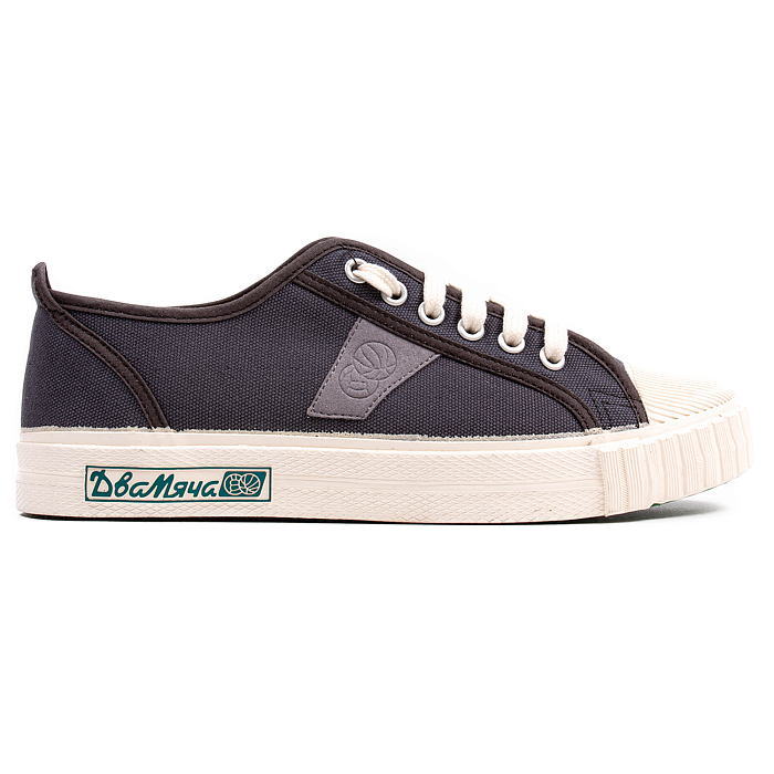 Кеды Два мяча 1976-03 низкие серые