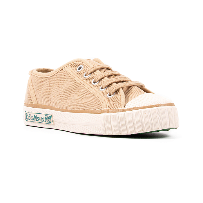 Кеды Два мяча 1971-T1 CRD низкие беж вельвет