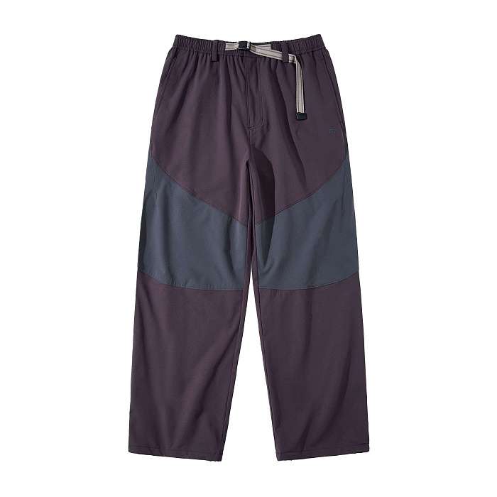 Брюки NOTHOMME бордо с вставкой 24K002