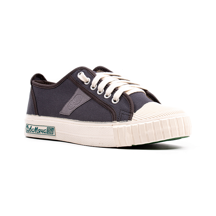 Кеды Два мяча 1976-03 низкие серые