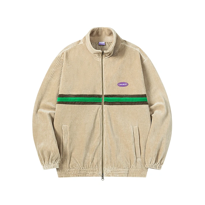 Олимпийка велюровая YMKASHIX stripe track песочный