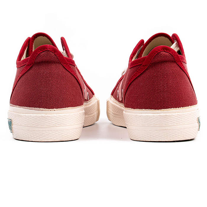 Кеды Два мяча 1976-11 низкие красные дефект цвета